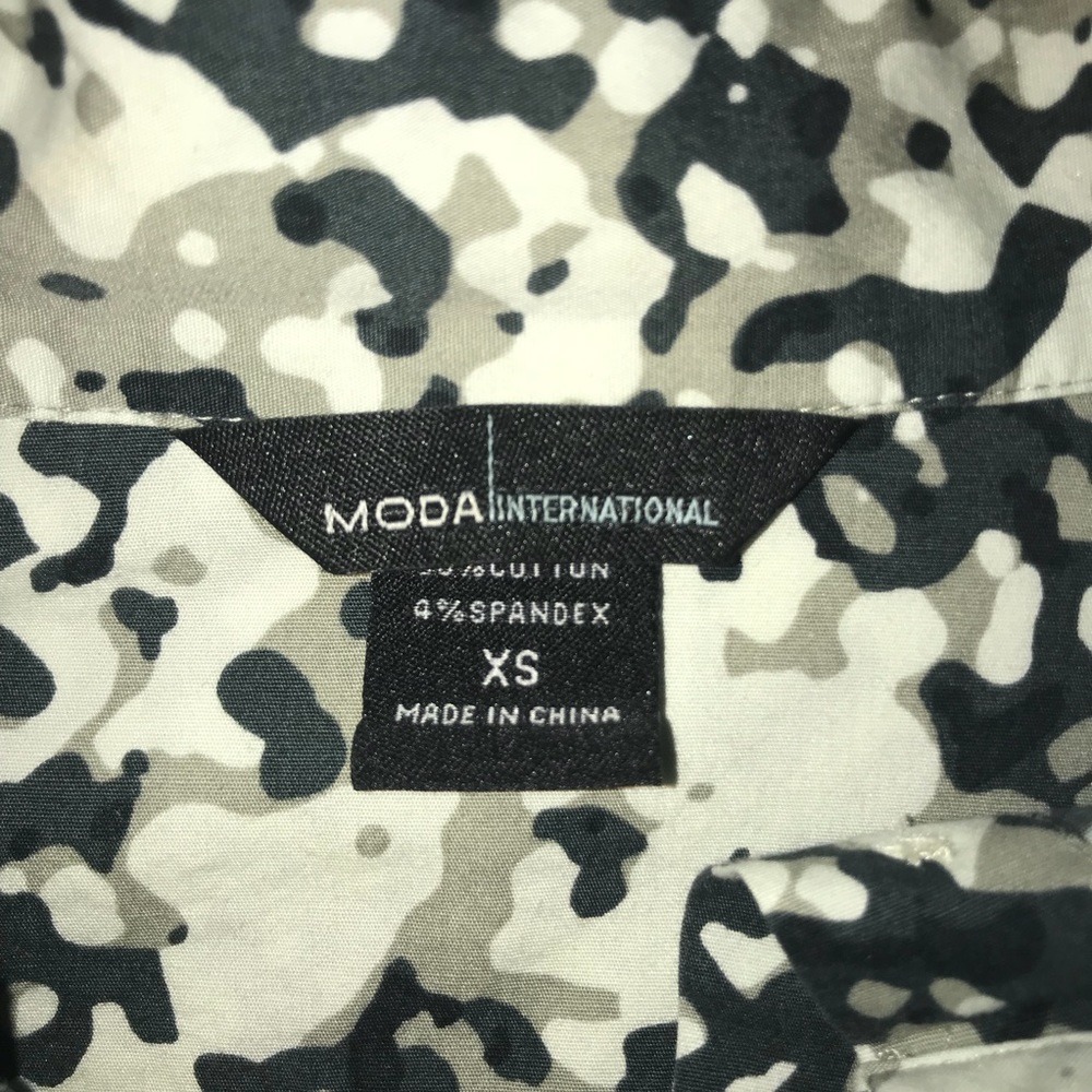 Camo button down top - Picture 5 of 5